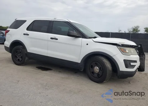 2016 Ford Explorer Police Interceptor from USA, damaged, VIN 1FM5K8AR4GGC61253